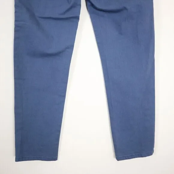 Soft Surroundings Size M Metro Leggings Jeans Skinny Button Light Blue - Picture 10 of 10